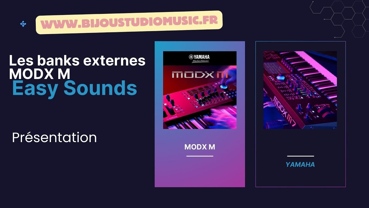 MODX M YAMAHA Gratuit Les banks externes MODX M Easy Sounds Dance Xpanded Présentation