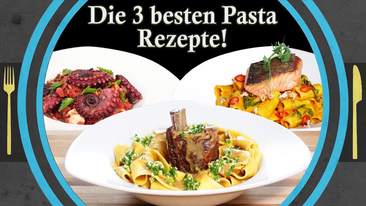 Die 3 besten Pasta Gerichte, die du noch nie gegessen hast!