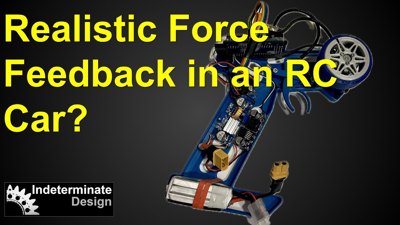 Next-Level RC Car: Realistic Force Feedback Steering!