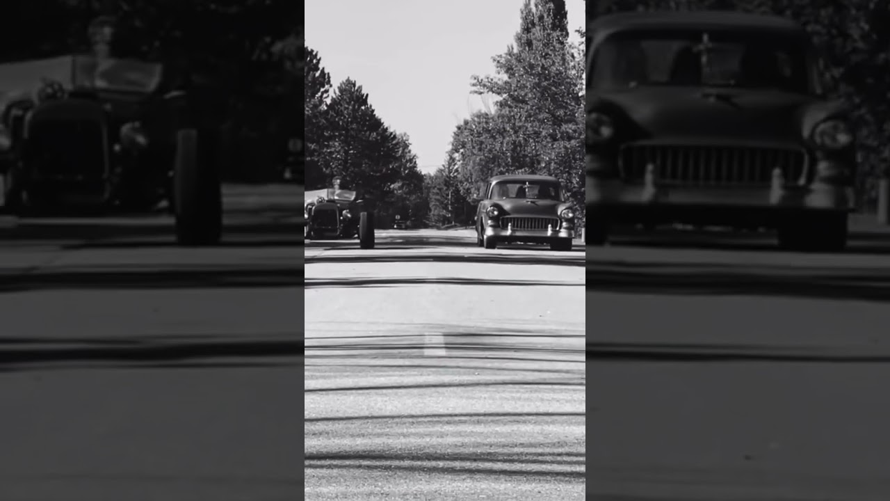 1950s Street Race clone #streetracing #viral #dragrace #twolaneblacktop #americangraffiti