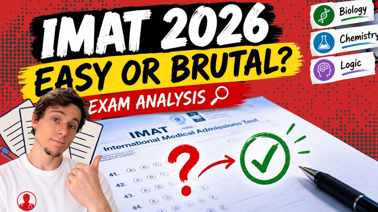 IMAT 2026: EASY or HARD? 🤔 | Full Exam Breakdown