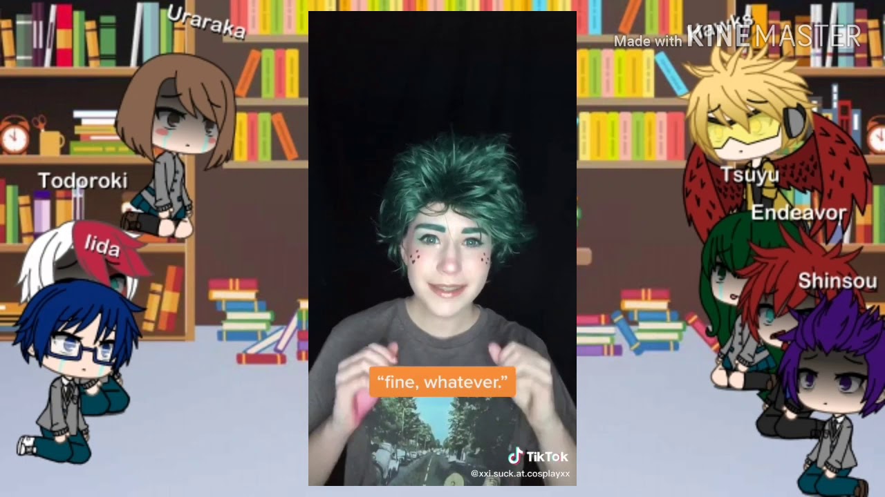 Dekusquad and 2 others react to tiktoks