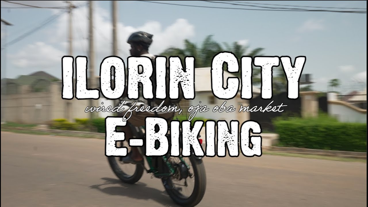 E-BIKING IN ILORIN. WIRED Freedom. African Market Street tour. Wired Freedom Daily Usage