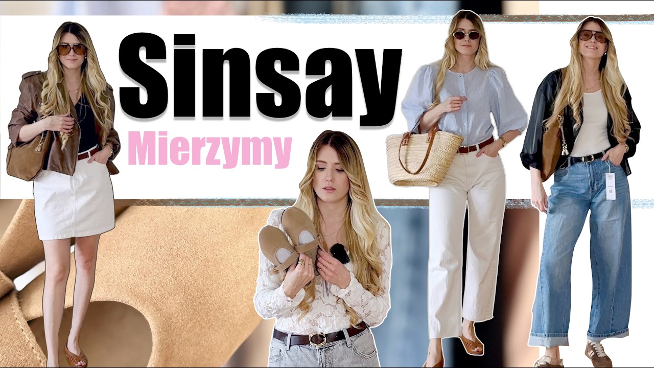 SINSAY Mierzymy &hearts;️ Przegląd! Basic! Wiosenne Nowości! Viralowe sk&oacute;rzane baleriny, Świetne Jeansy