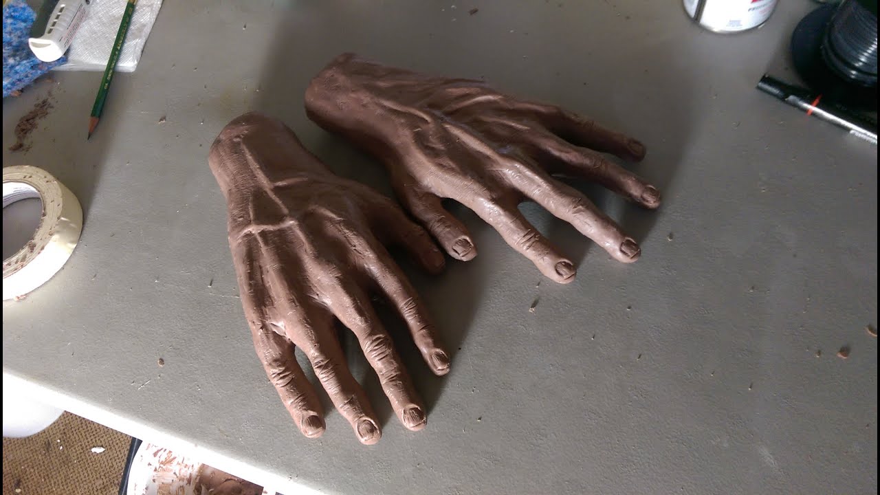 How to Sculpt Zombie Hands