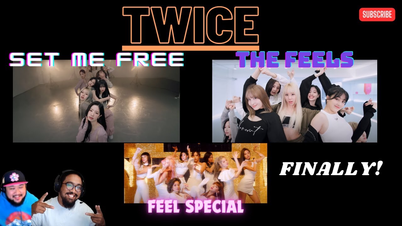 TWICE - Set Me Free, The Feels, and Feel Special - REACTION!