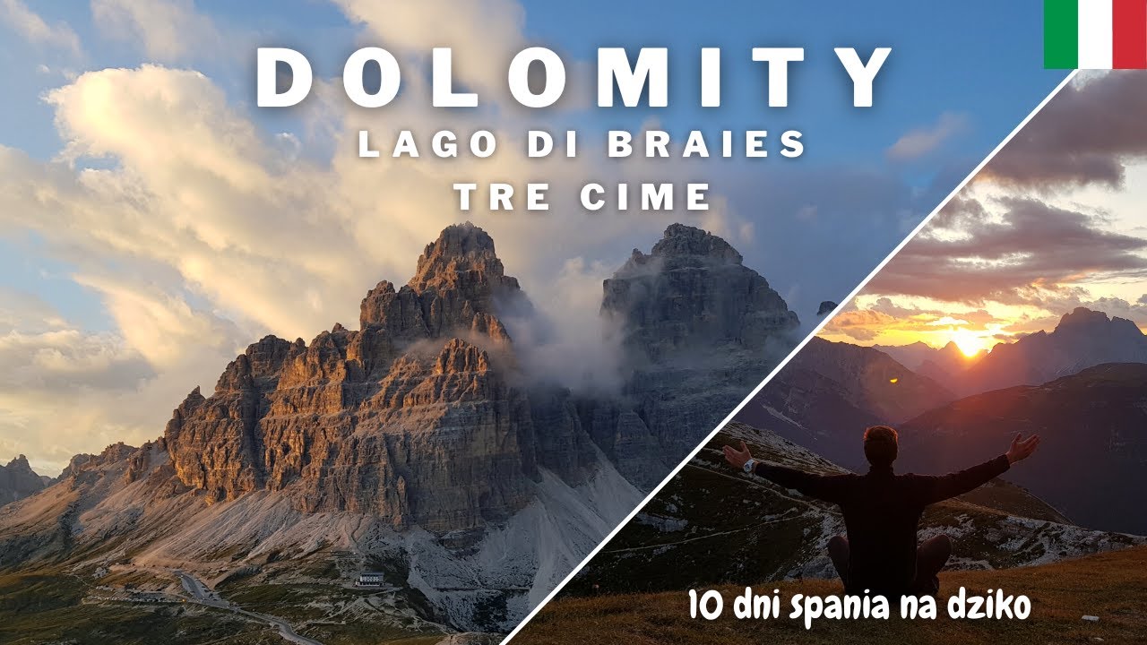 DOLOMITY 02 - biwak nad Lago di Braies, Lago di Dobbiaco i zachód pod Tre Cime di Lavaredo