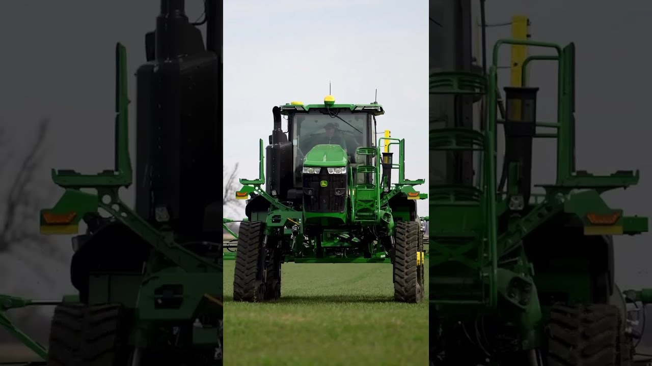 JOHN DEERE 410R Sprayer  #agriculture #johndeere #farm