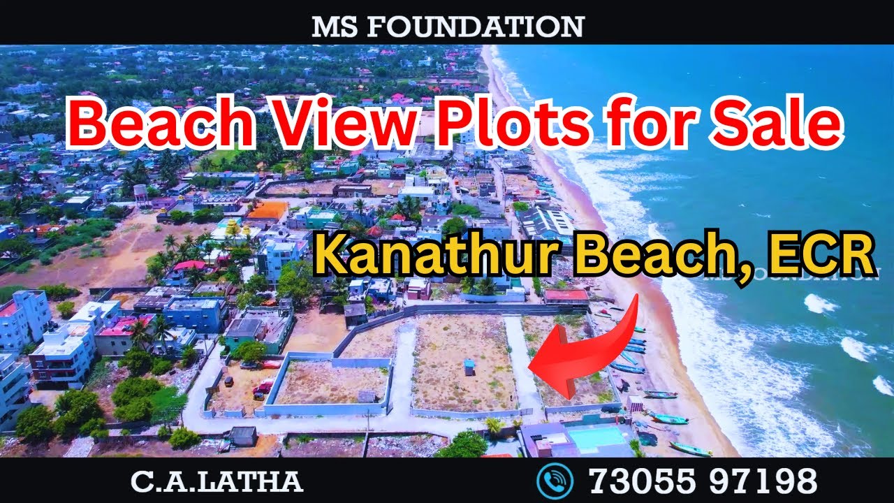 Beach View Plots for sale in Near Kanathur Beach, ECR | Jagannath Shrine