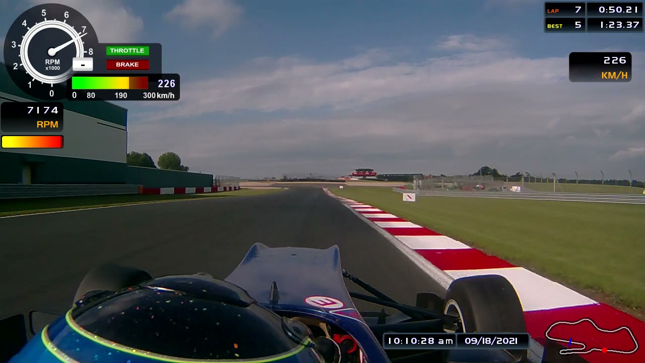 Donington Park GP Onboard F3