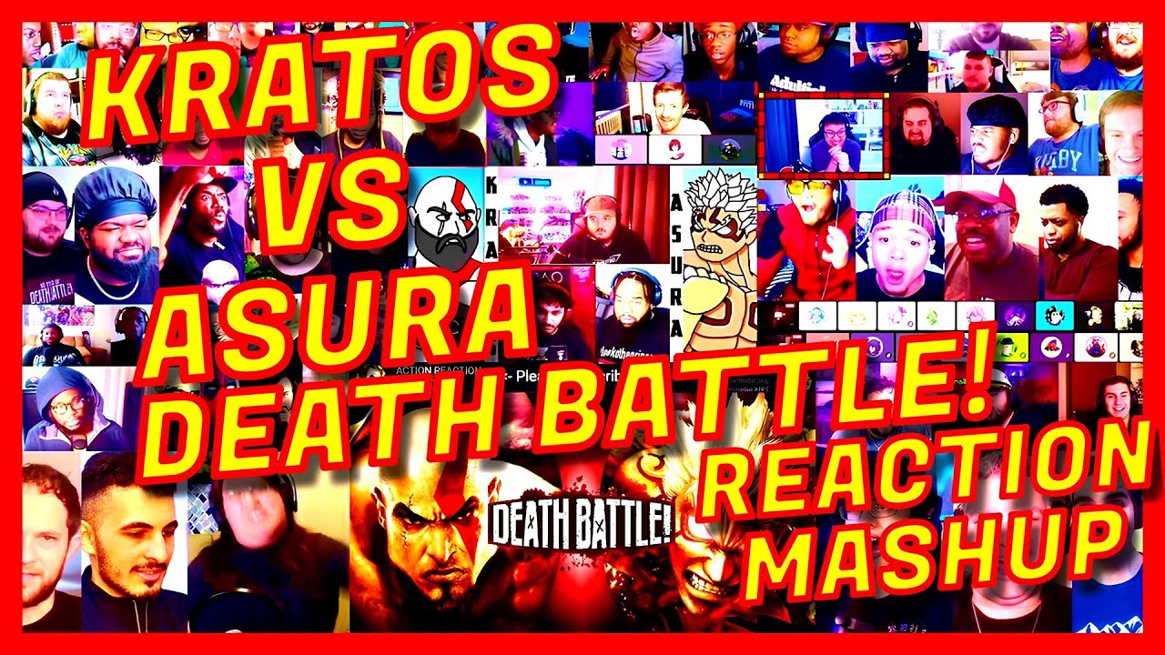 [SUPER MEGA] KRATOS VS ASURA: DEATH BATTLE - REACTION MASHUP - GOD OF WAR VS ASURA'S WRATH - [AR]
