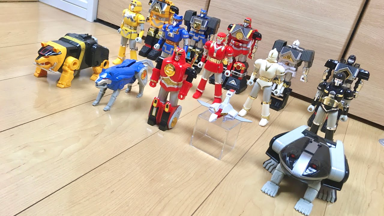 【DX Power Rangers Season3 #3】技の巨大神将⁉︎ 隠大将軍で遊んでみた