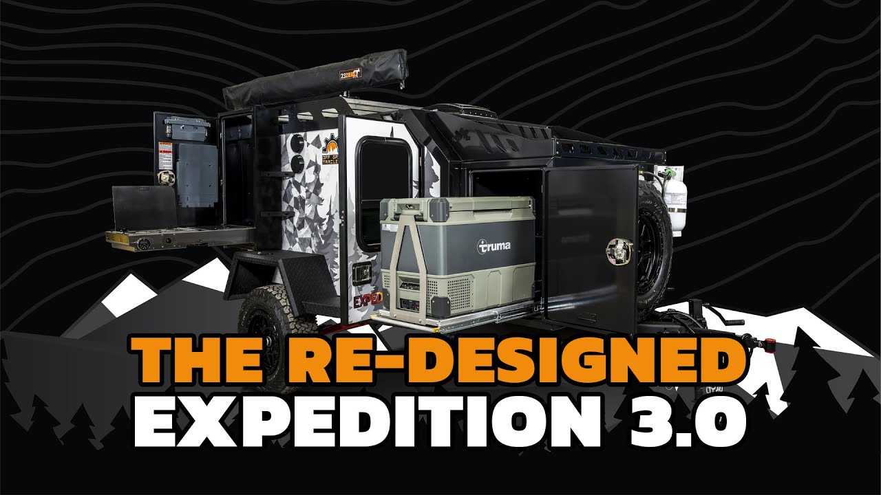 Introducing the re-designed Off Grid Trailers Expedition 3.0 Off-Road Overland Camping Trailer.