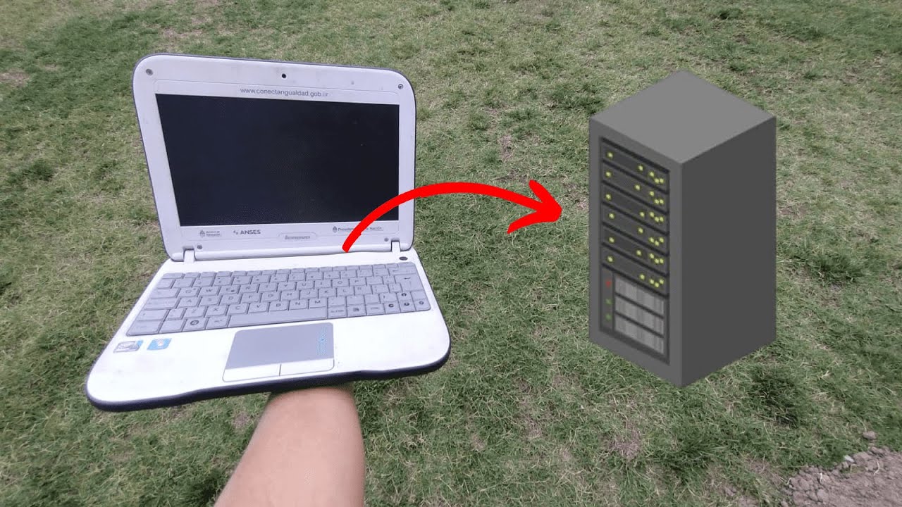 Converti una NETBOOK DEL GOBIERNO a un SERVIDOR DE ARCHIVOS | Como instalar Alpine Linux