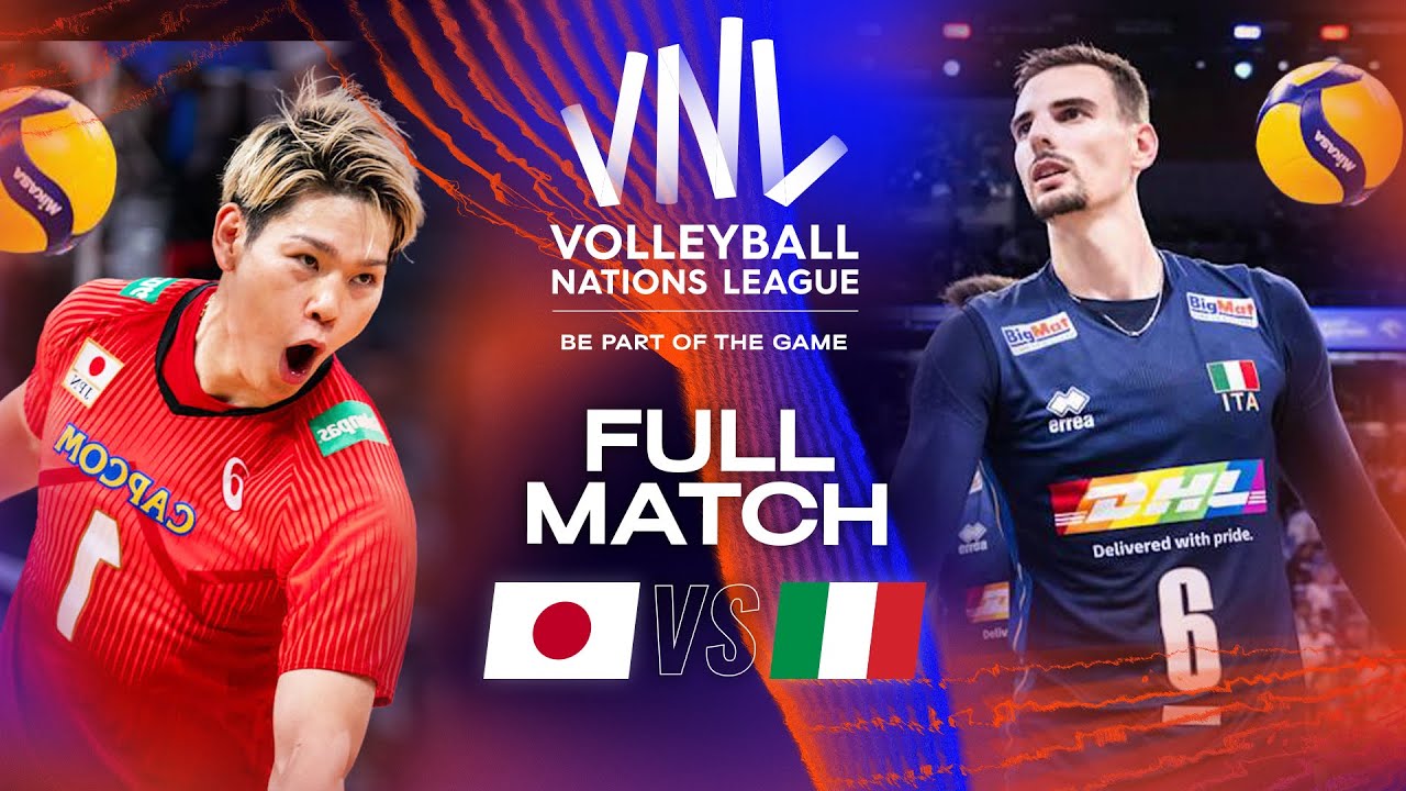 Japan vs. Italy - Full Match | Men's VNL 2023