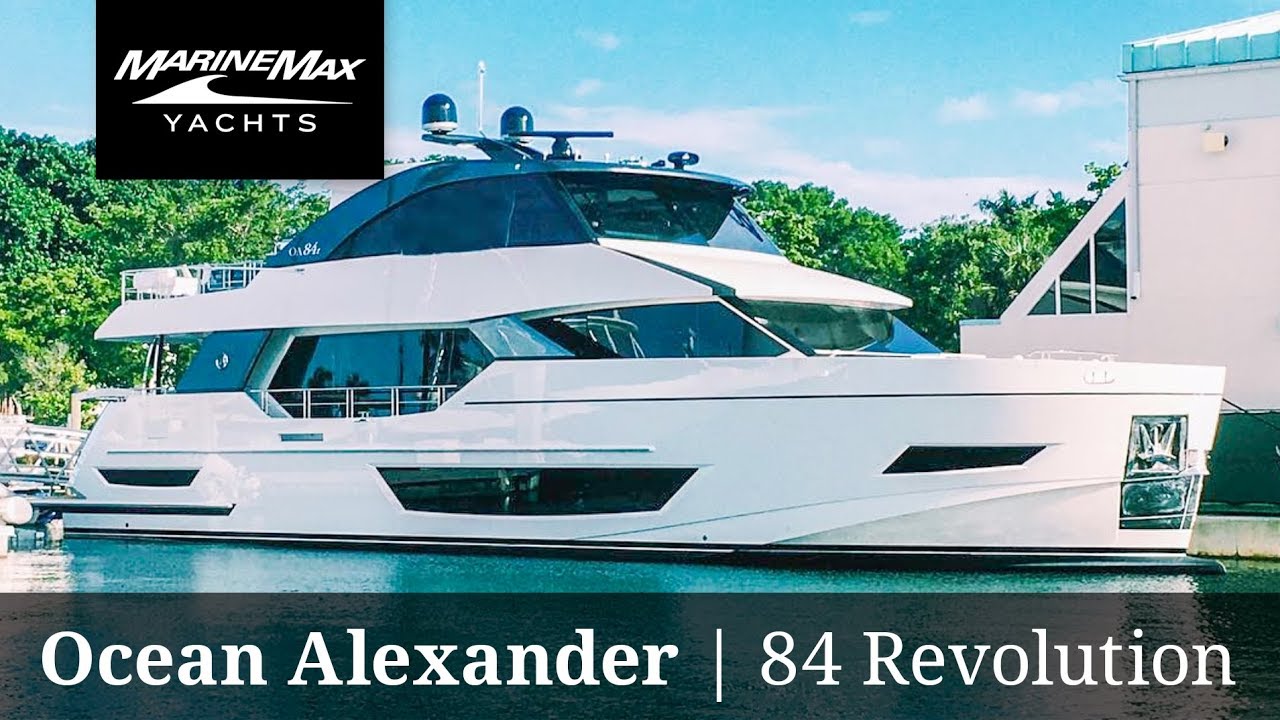 FIRST EVER | Ocean Alexander 84R | Yacht Walkthrough