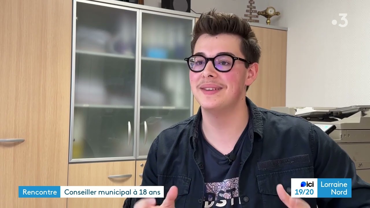 Antoine est le plus jeune conseiller municipal de France