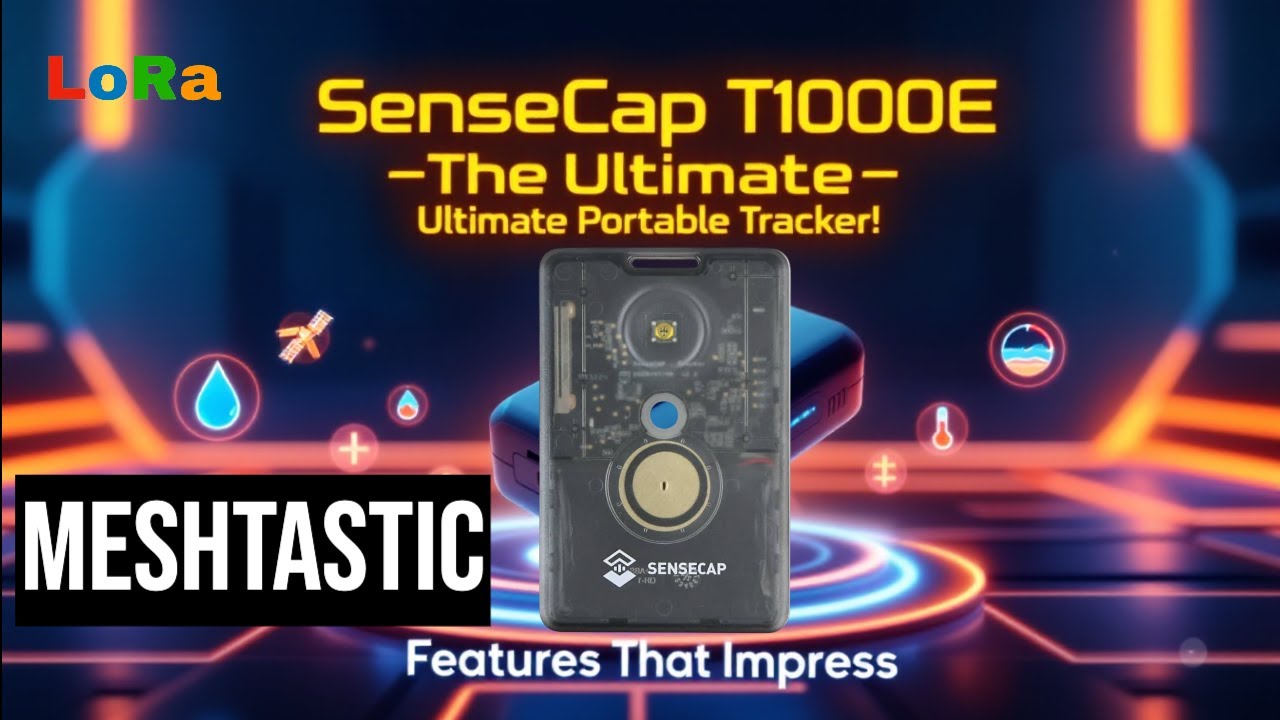 SenseCap T1000E: лучший портативный трекер Meshtastic! 🔥