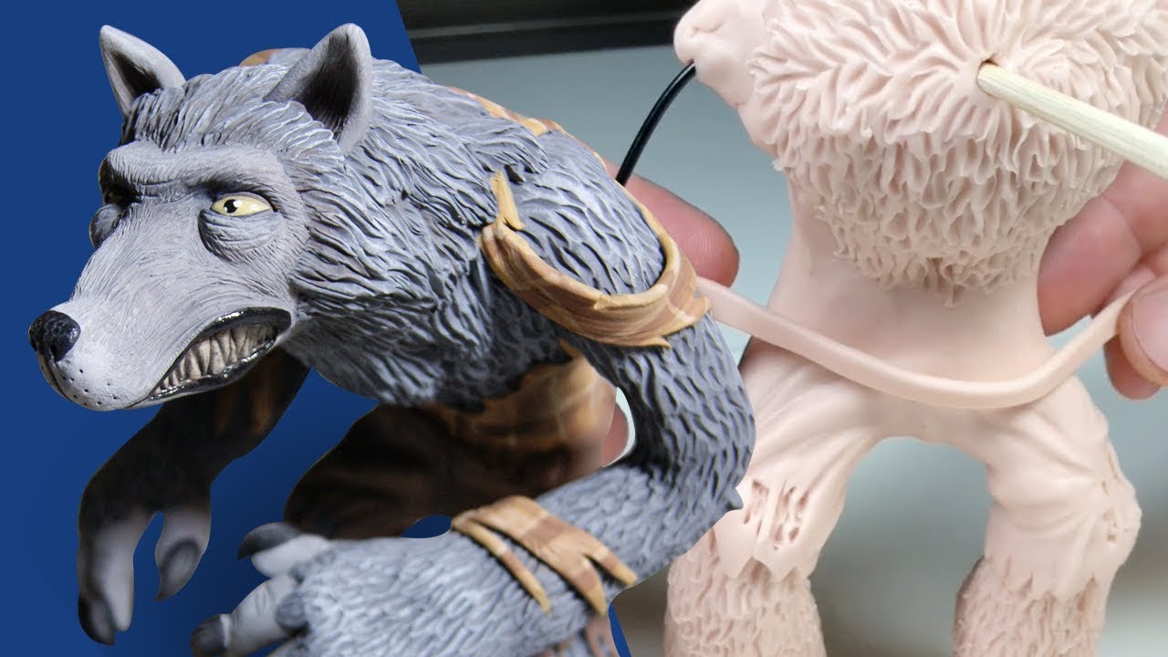 Sculpting a WEREWOLF from Polymer Clay - Expanding My Monster Universe & Creating Your Requests E05
