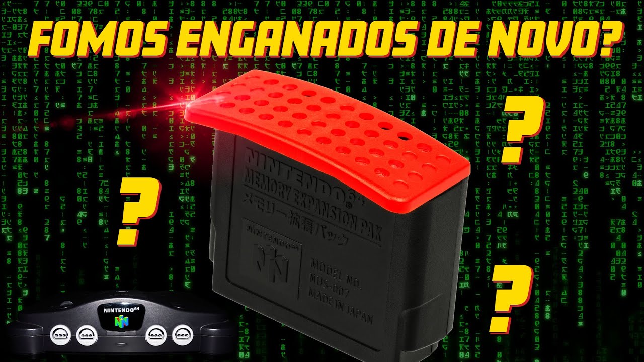 Fomos Enganados DE NOVO?  A História SURREAL do Expansion Pak do N64!