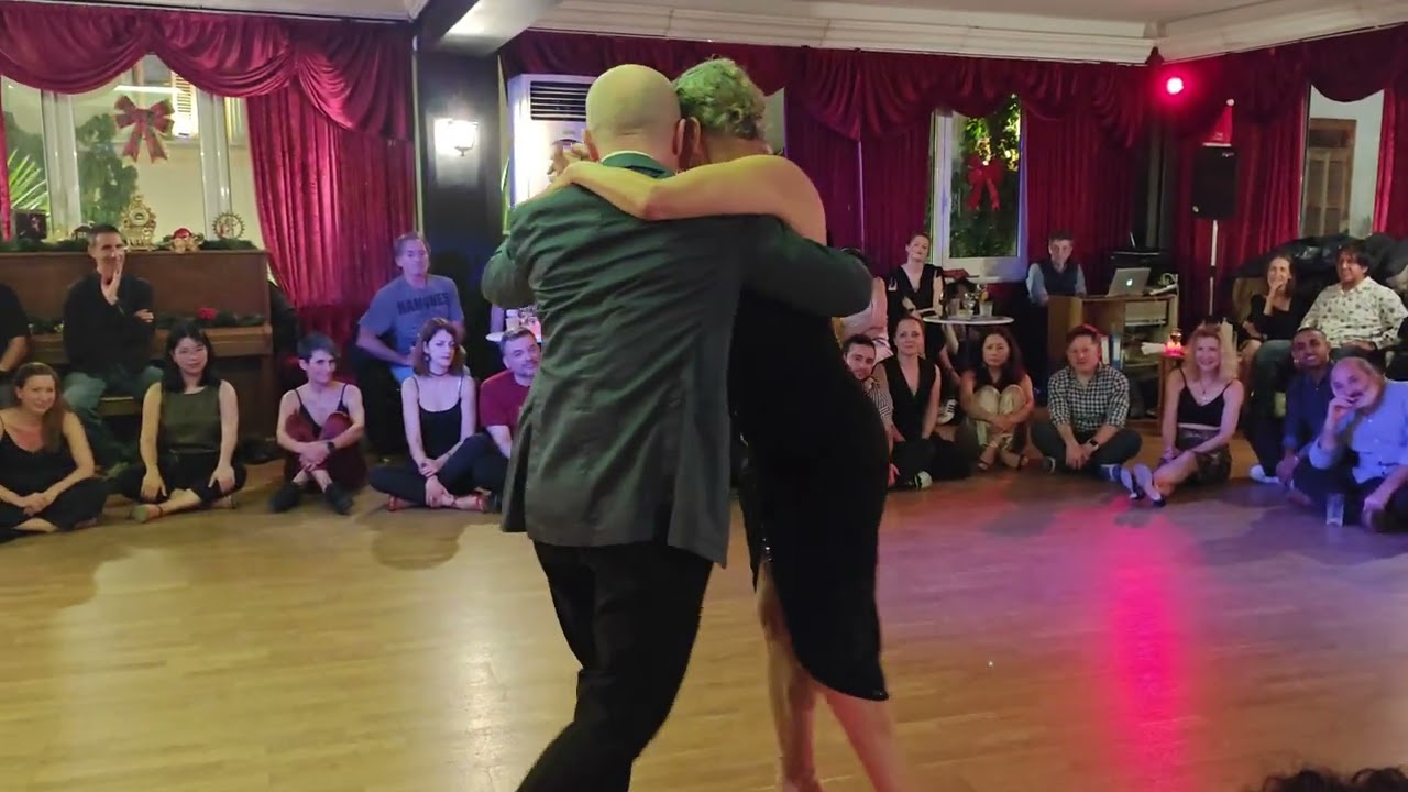 Alberto Colombo & Maria Filali Tango encuentro en pre party 14th Athens Tango Marathon 3/4