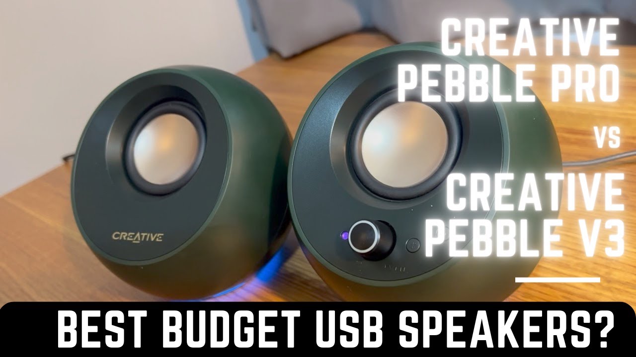 Сравнение и обзор Creative Pebble Pro и Pebble V3 — лучшие бюджетные колонки с питанием от USB?