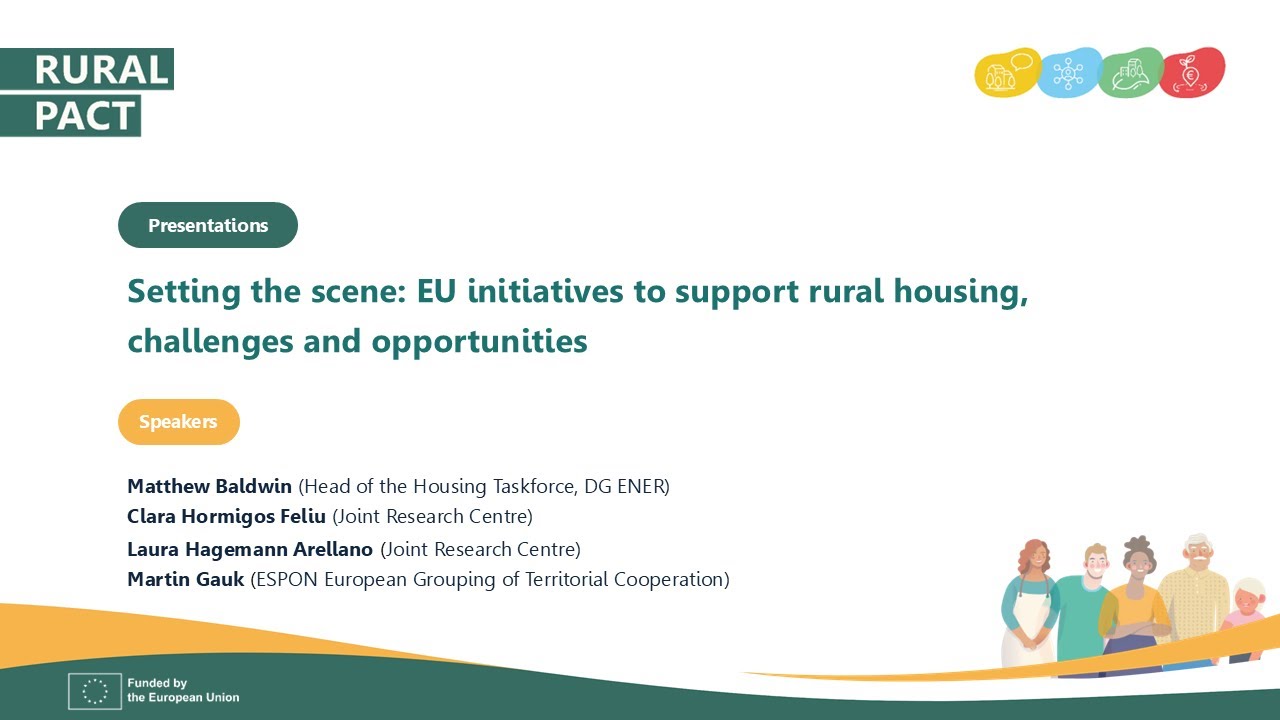Good Practice Webinar on rural housing: EU initiatives to support rural housing