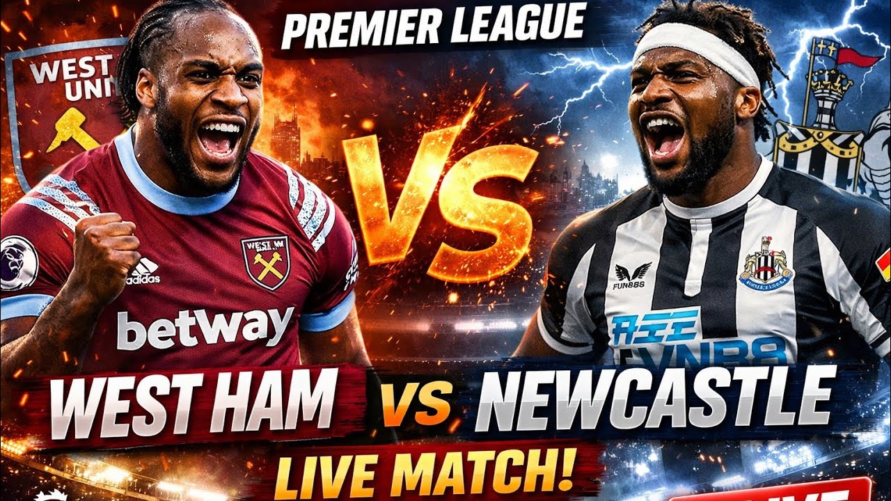 West Ham vs Newcastle LIVE 🔴 Premier League Thriller | FIFA 25 Live Match