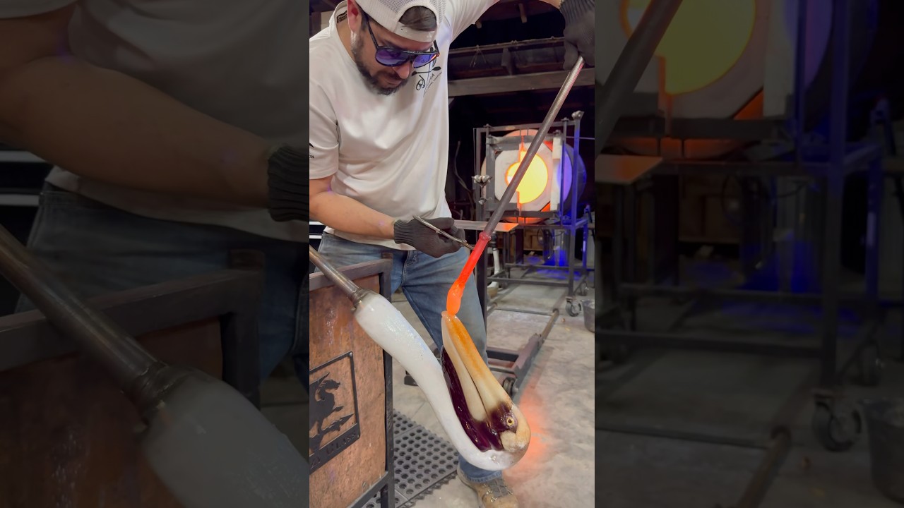 This is wild!! Adding the very tip of a glass pelicans beak!