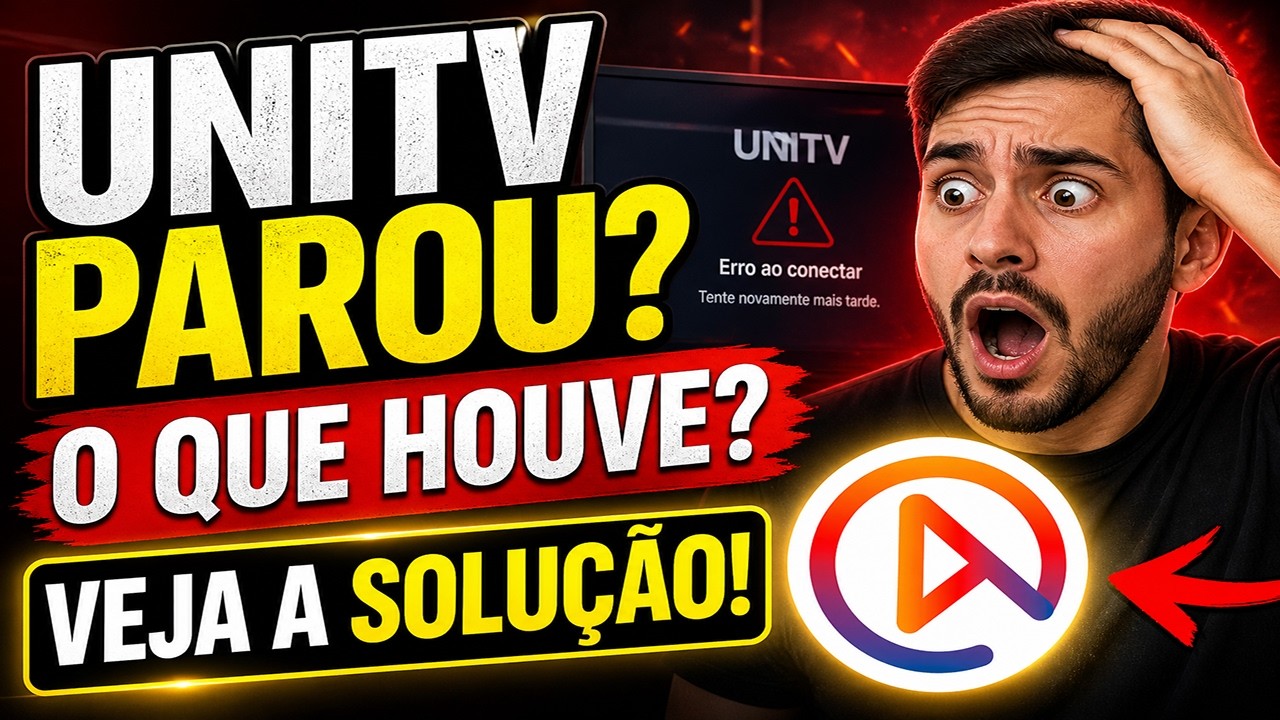 UNITV PAROU DE FUNCIONAR? O QUE EST&Aacute; ACONTECENDO?! UNITV N&Atilde;O FUNCIONA? UNITV FORA DO AR?