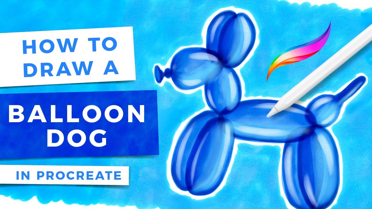 How to Draw a Balloon Dog in Procreate