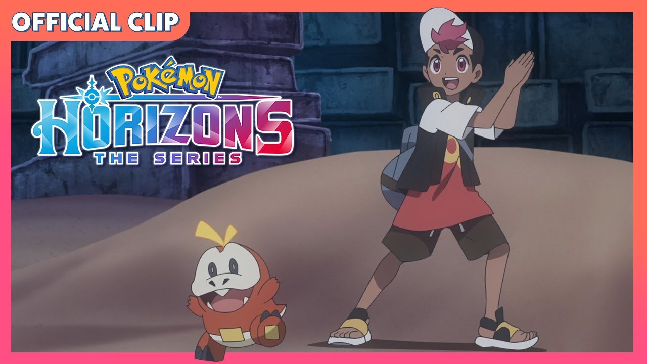 UK: Fuecoco's song to the rescue! | Pokémon Horizons: The Series | Official Clip