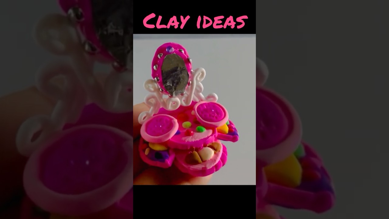 Clay makeup 💄 set for Barbie doll 