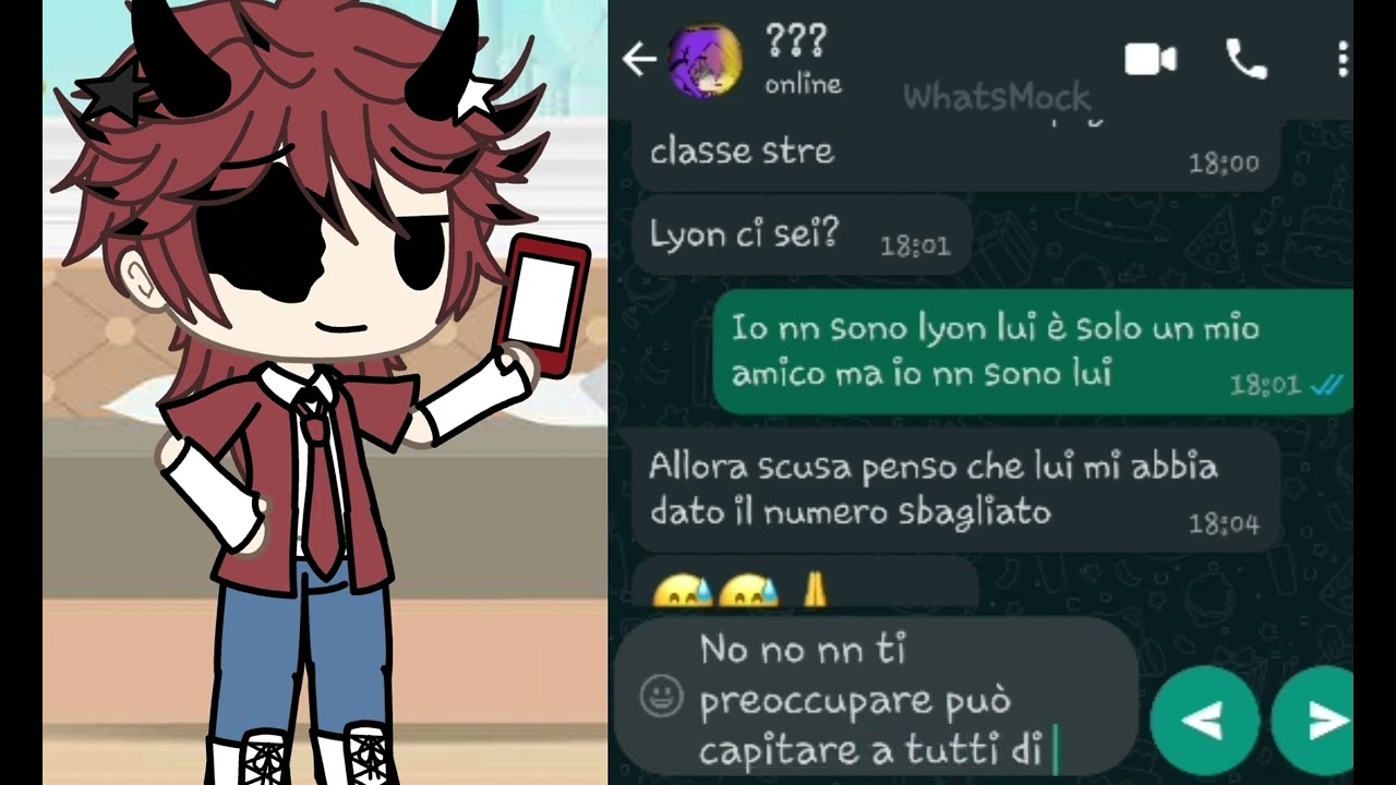 è partito tutto da una chat...{GLMM strecico❤💜}♡♡♡