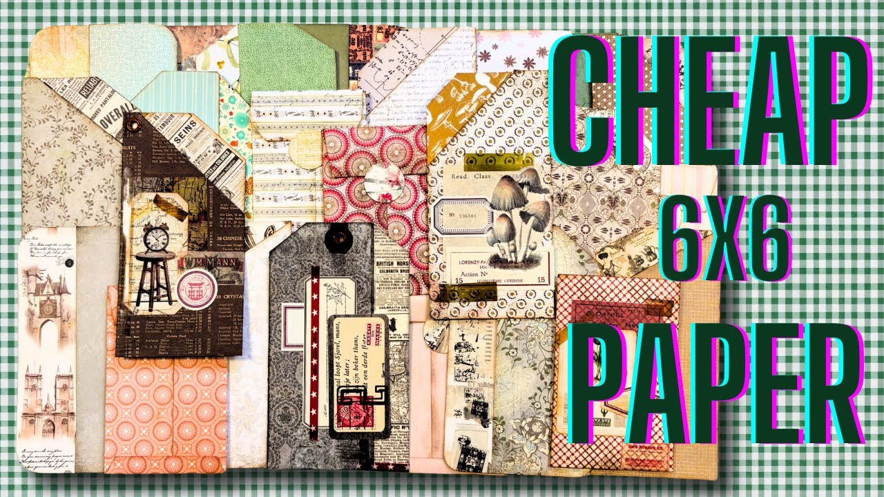CHEAP 6x6 PAPERPAD PROJECTS  - EASY BEGINNER TUTORIAL - MASS MAKE MARCH EP.7 #massmakemarch2025