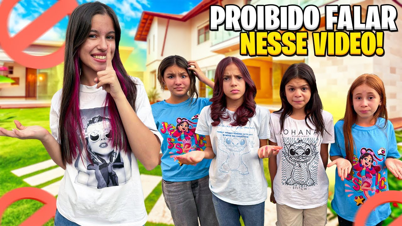 PASSAMOS 24 HORAS SEM FALAR * Desafio extremo  ( Irmãs Morais )