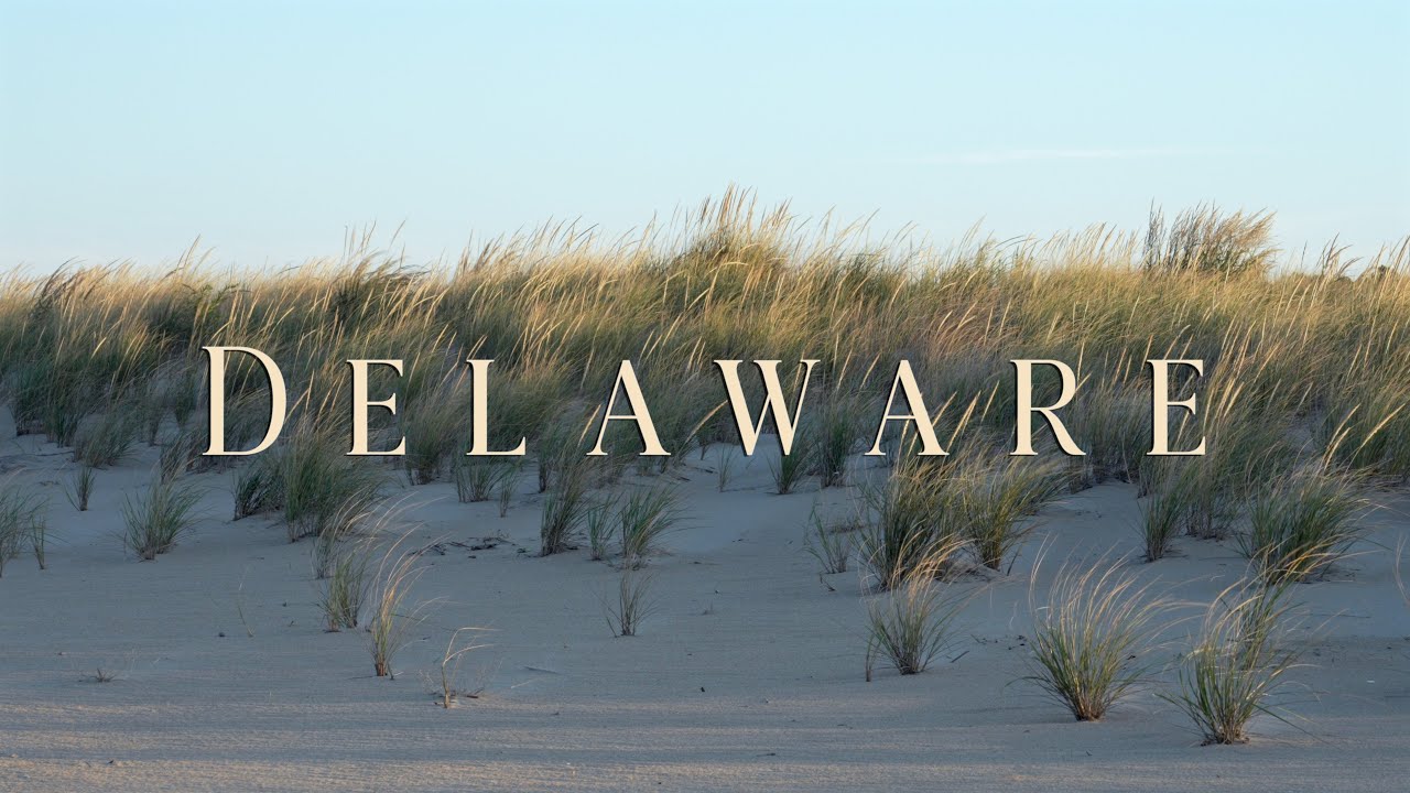 Delaware 4K - Nature/Drone Relaxation Film - Peaceful Relaxing Music - 4K Video Ultra HD