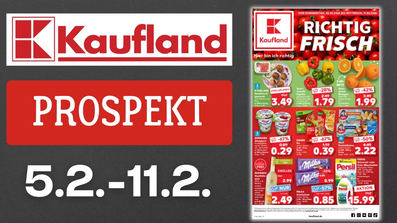 KAUFLAND Angebote ab 5.2.2026 🛒 Die besten Knaller im neuen Prospekt! 🔥 #kaufland