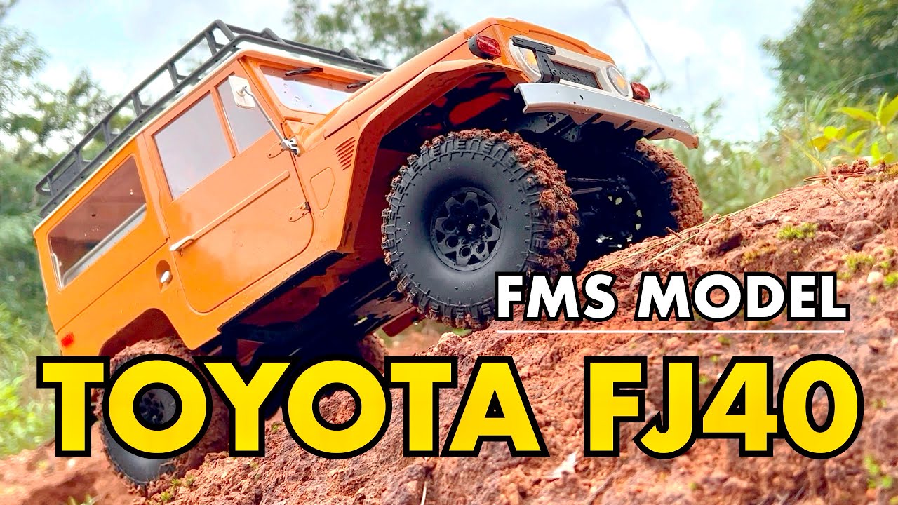 1/10 Scale? Big scale FMS TOYOTA Land Cruiser FJ40 Off road Driving #2.