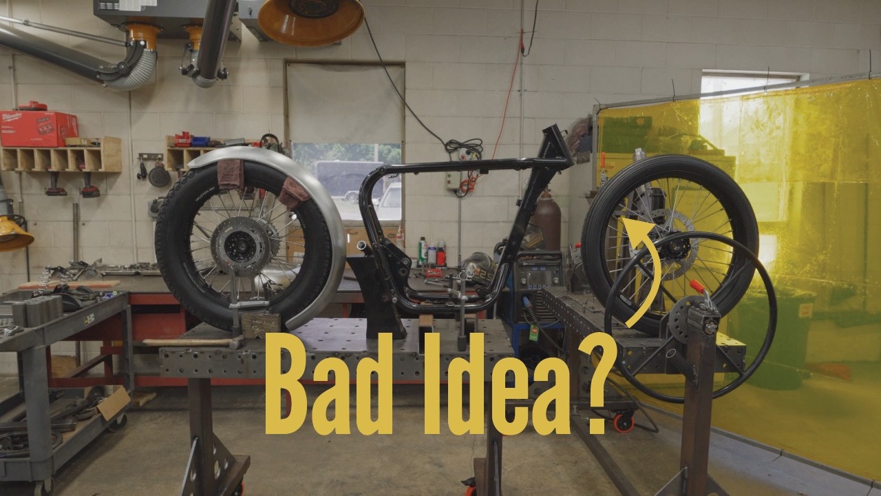 Custom Halcyon 450 Chopper Build - First Look at the Frame