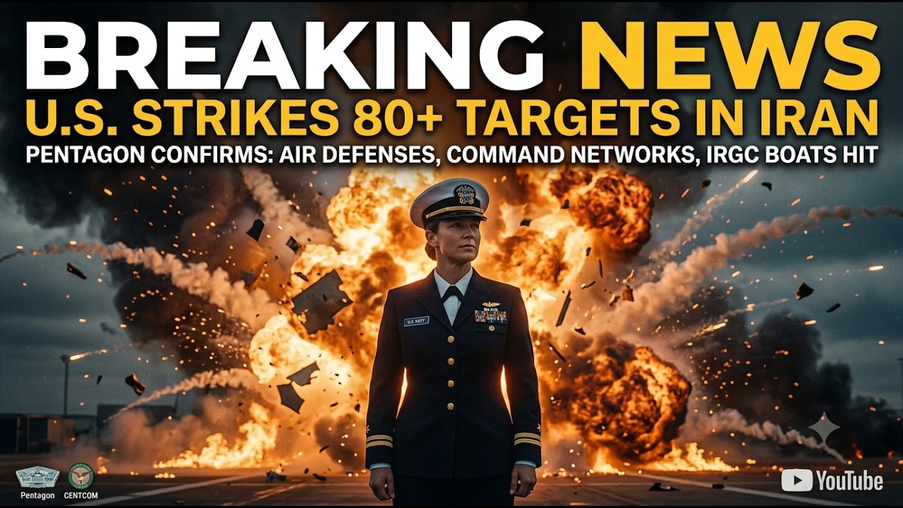 BREAKING: US Launches Massive Strikes on 80+ Targets in Iran | Pentagon Statement