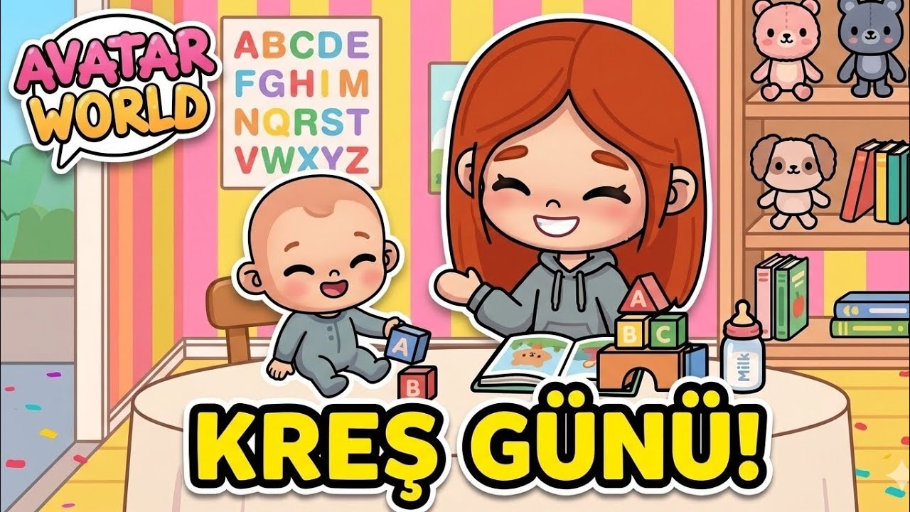 Avatar World Türkçe: Kreş Günü! En Komik Bebek ve Bakıcılık Macerası (Çocuk Videoları) 💖Past