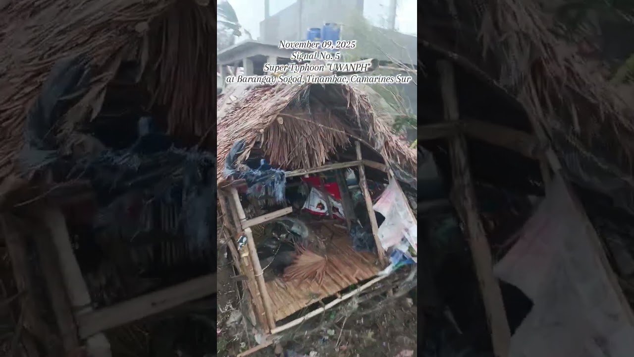 Before During and After BAGYONG UWANPH naminsala sa lalawigan Ng Tinambac🥺