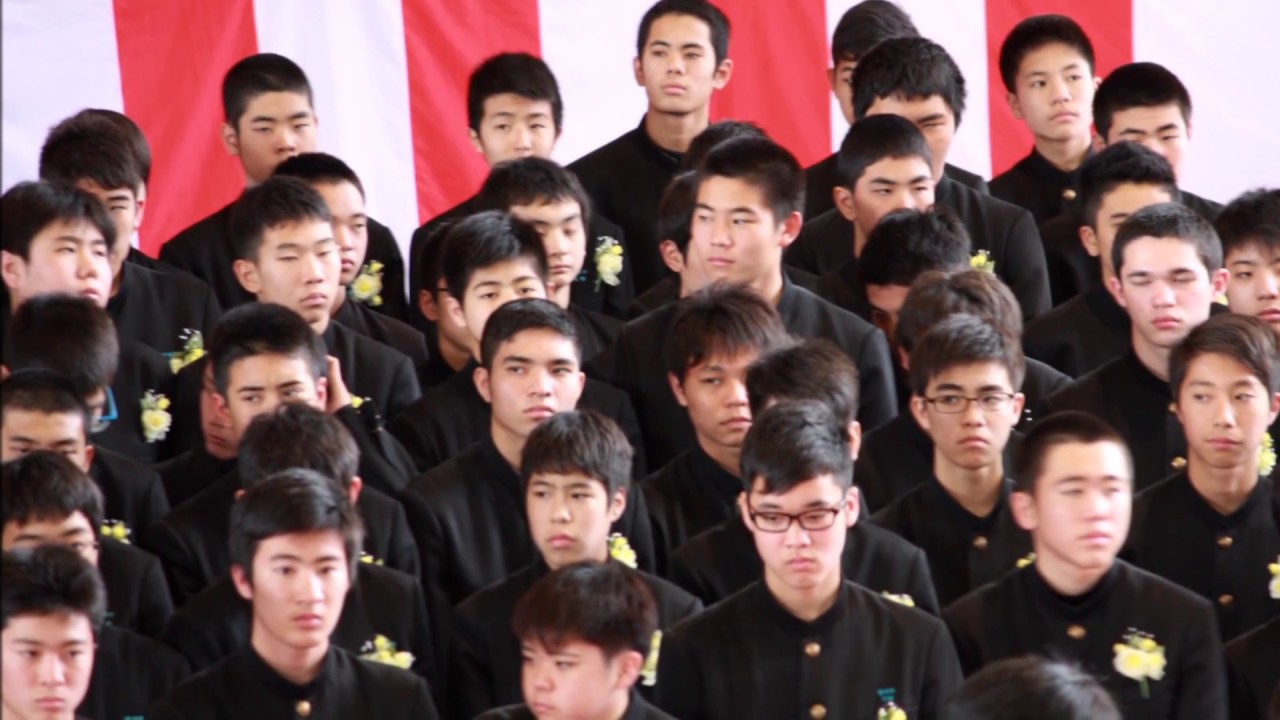 2015/03/13港川中学校卒業式【港中野球部】