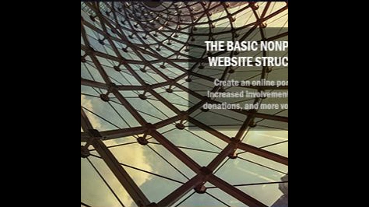 Episode 9 - The Basic Nonprofit Website Structure