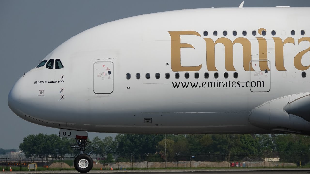 ✈  Emirates  A380-861 - A6-EOJ | Amsterdam (AMS)-Dubai (DXB) | FLIGHT EK148 | AGE (Feb 2015)
