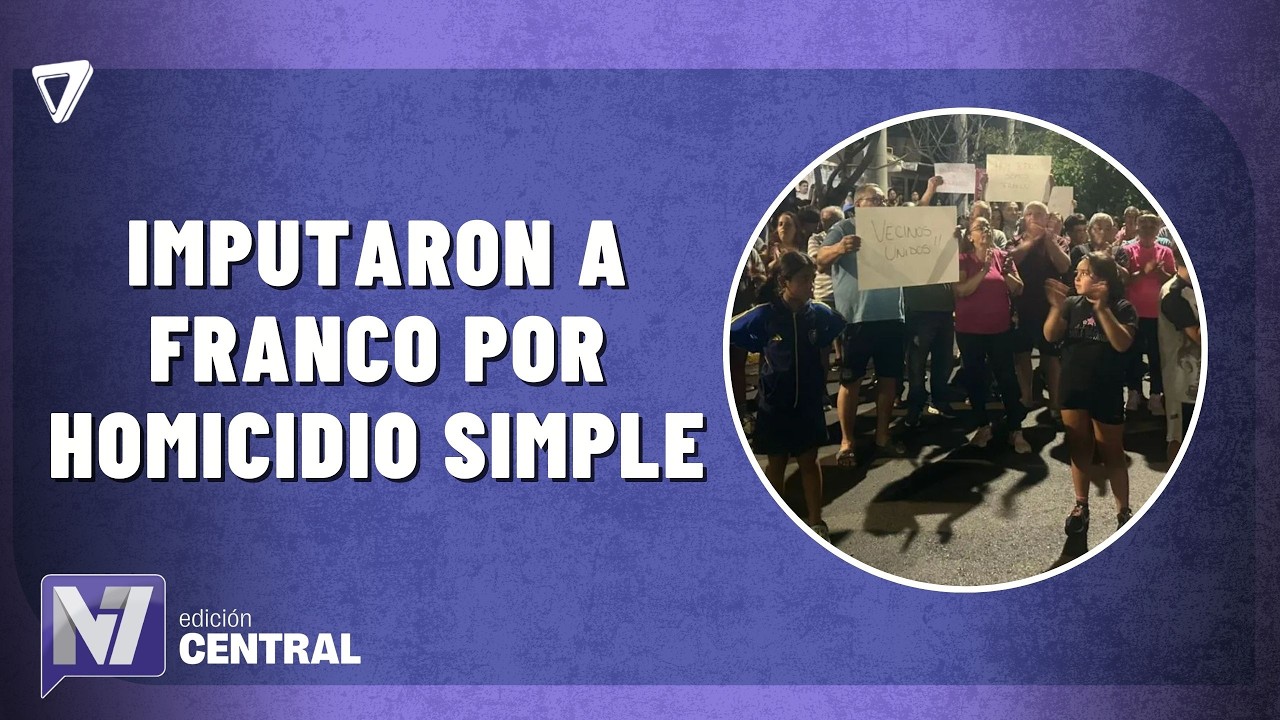 Franco Correa imputado por homicidio tras perseguir a ladrón