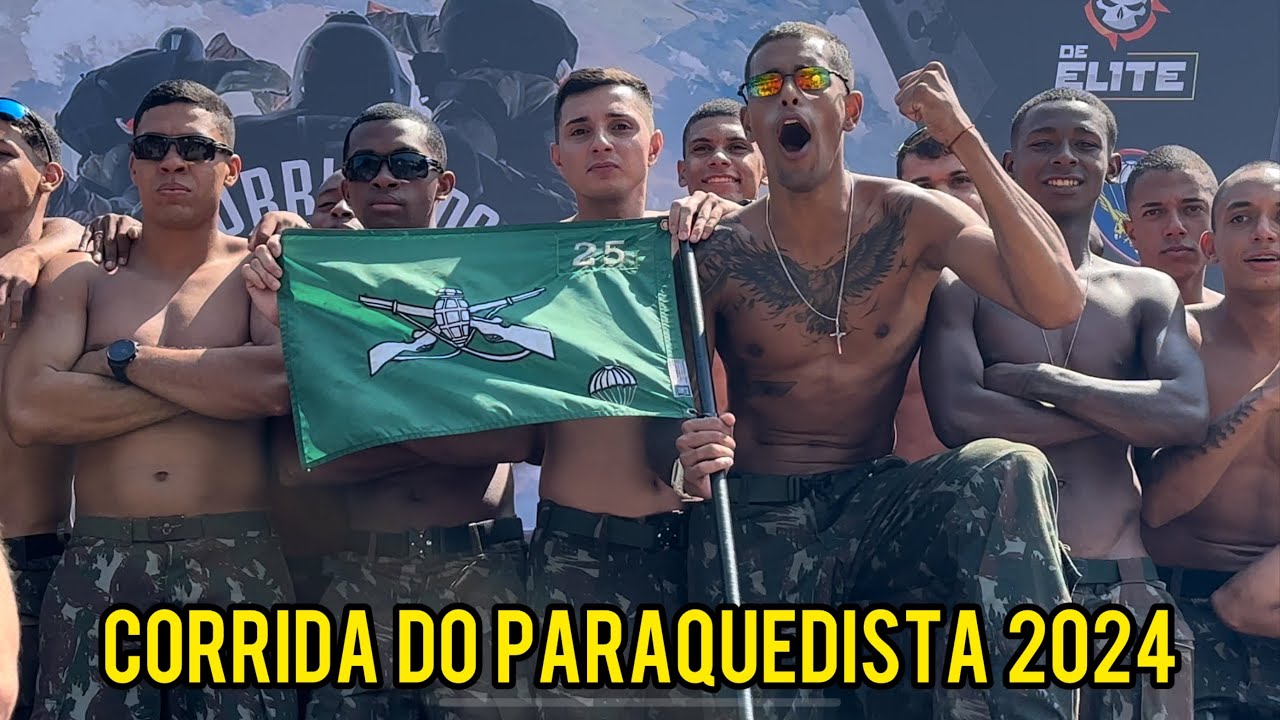 CORRIDA DA BRIGADA DE INFANTARIA PARAQUEDISTA 2024 NO RECREIO DOS BANDEIRANTES NO RIO DE JANEIRO 🦅