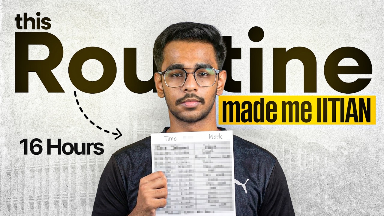 This topper routine guarantees IIT BOMBAY 🔥 | JEE 2027 |