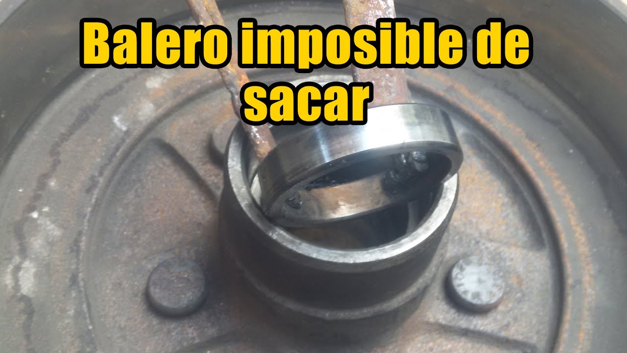 Sacar rodamientos o baleros sin extractor, así seguro salen